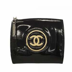 CHANEL Black Leather Wallet